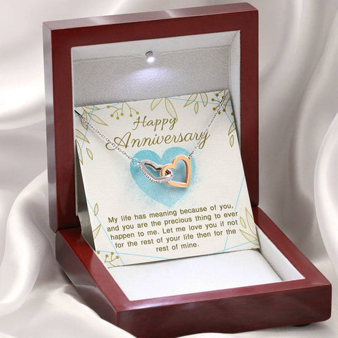 Anniversary Double Hearts Necklace